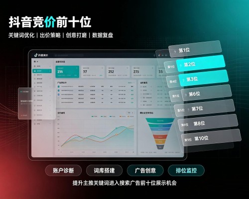 荷塘抖音搜索竞价